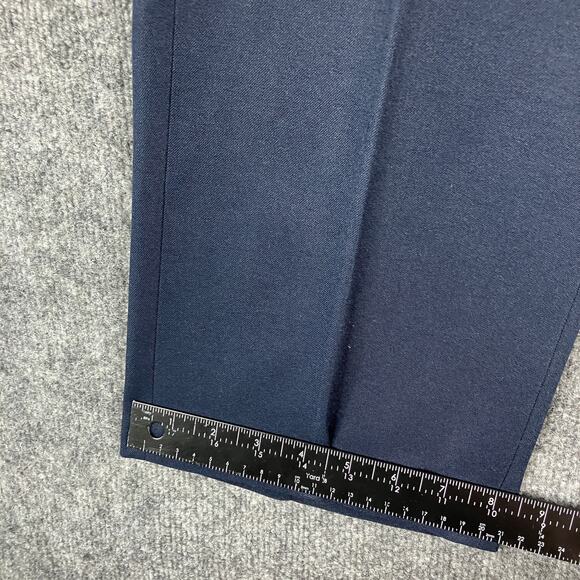 Levi's Action Slacks Mens Size 34 Navy Blue Dress PantsClassicFitBusiness Casual - Picture 2 of 8